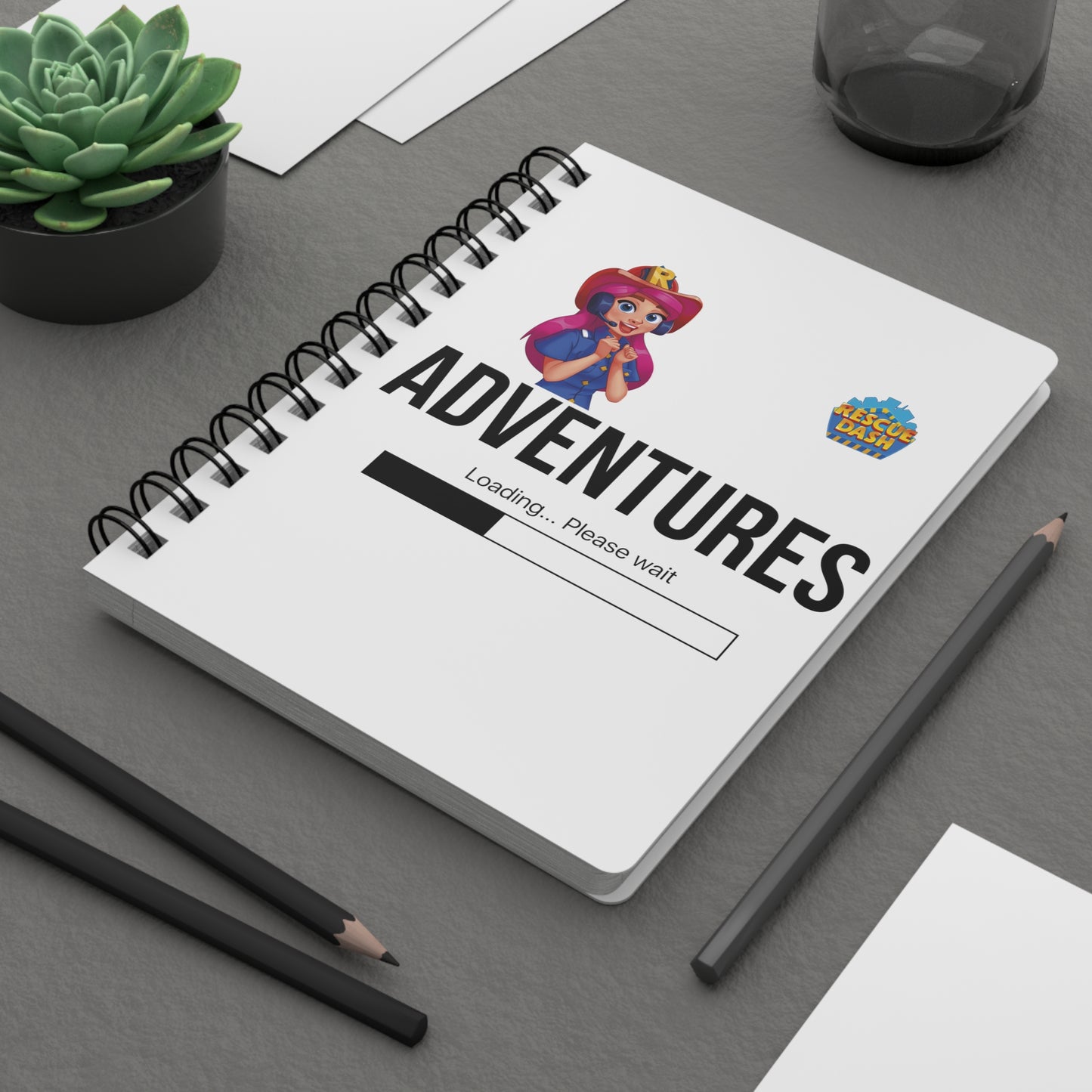 Rescue Dash Spiral Bound Journal