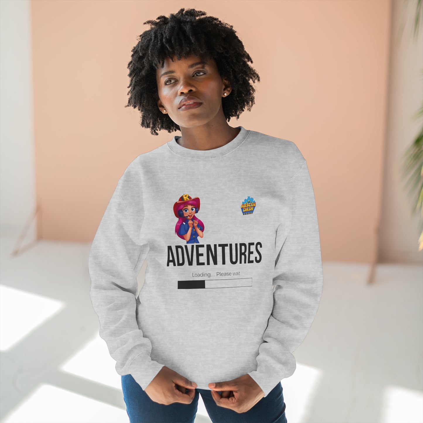 Rescue Dash Unisex Premium Crewneck Sweatshirt