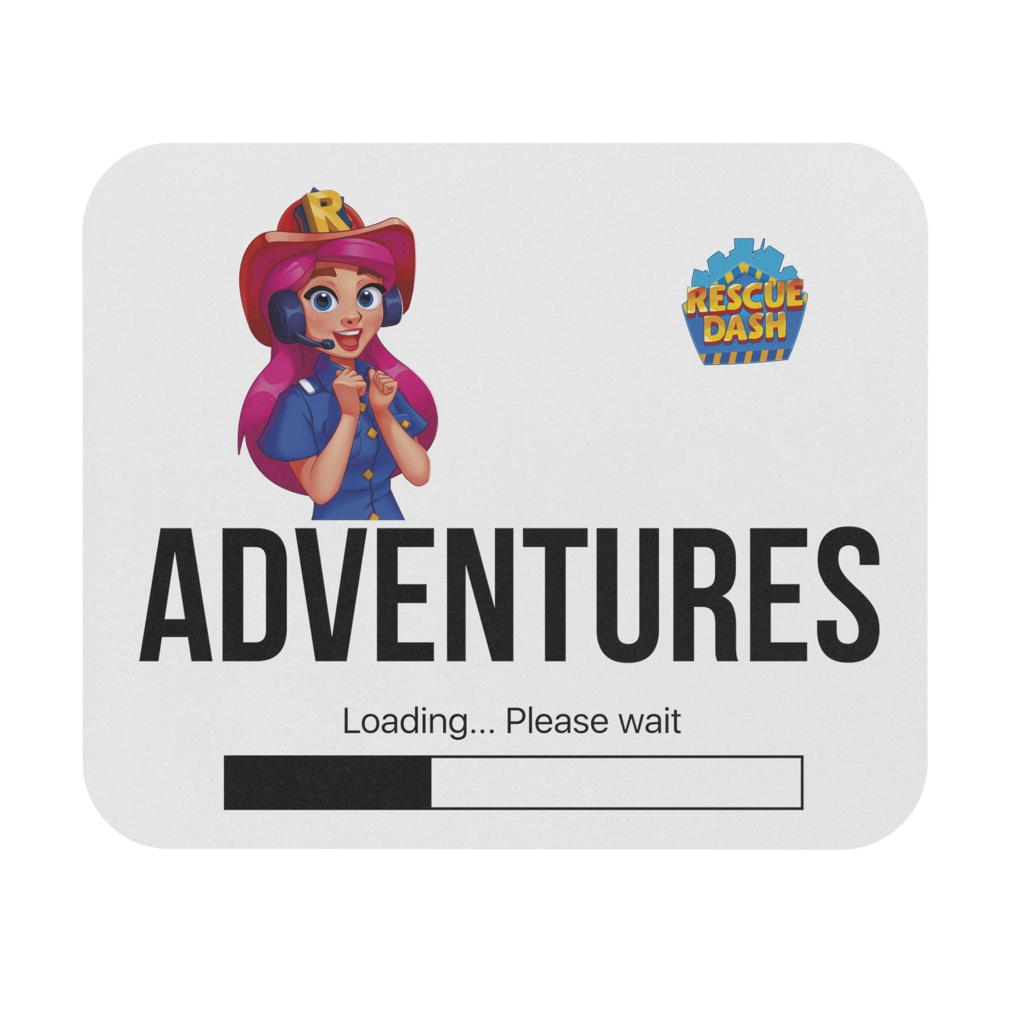 Rescue Dash Mouse Pad (Rectangle)