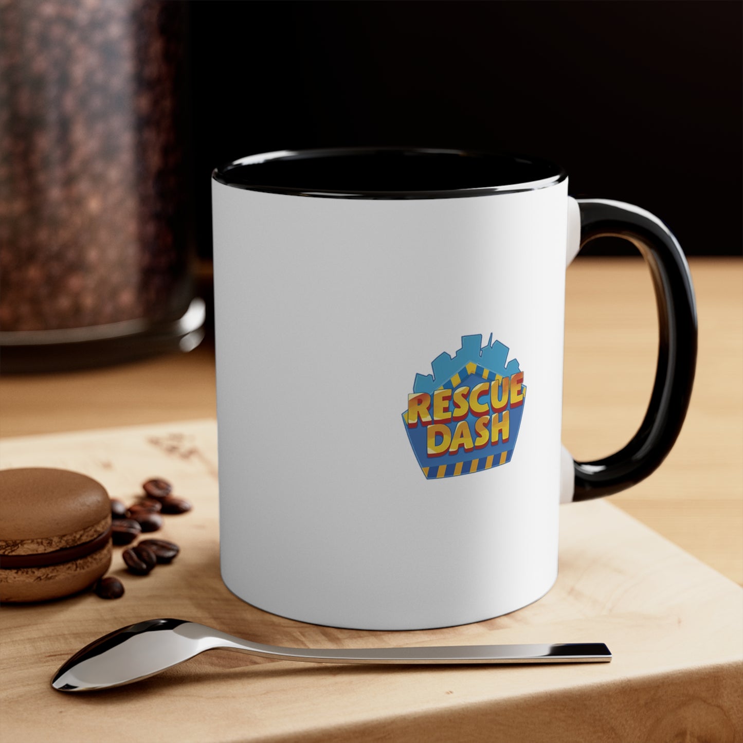 Rescue Dash Accent Coffee Mug, 11oz