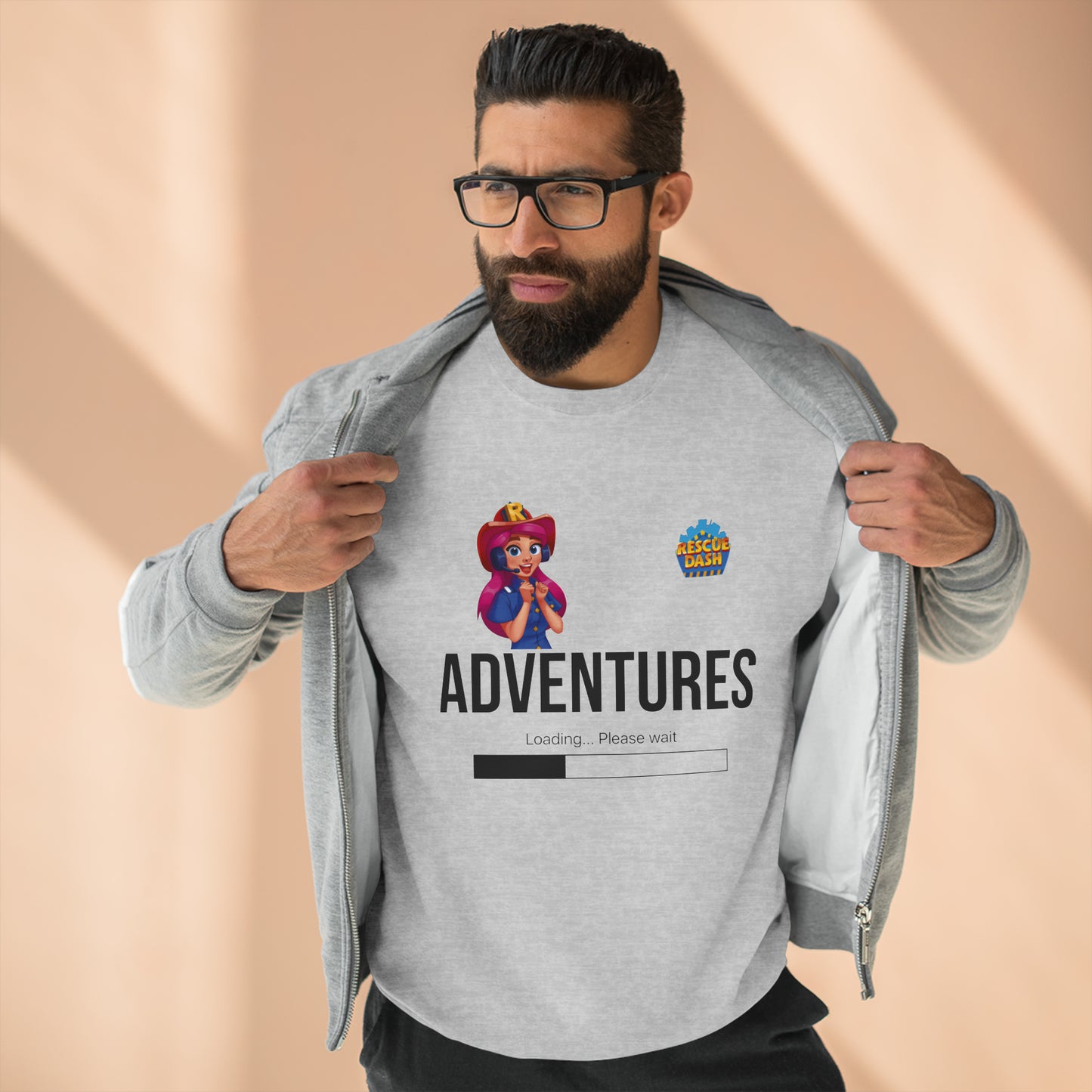 Rescue Dash Unisex Premium Crewneck Sweatshirt