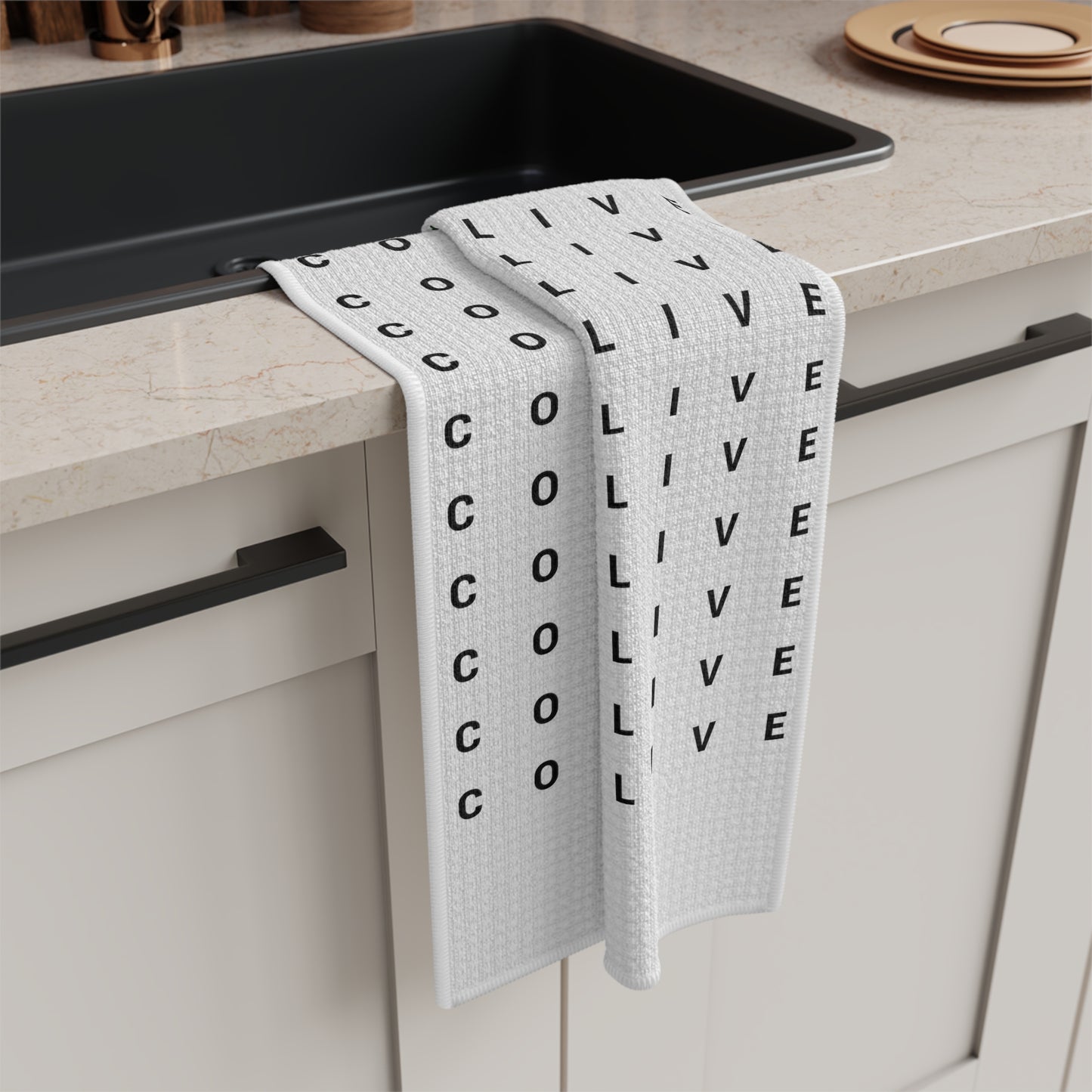 Cooking Live Soft Tea Towel