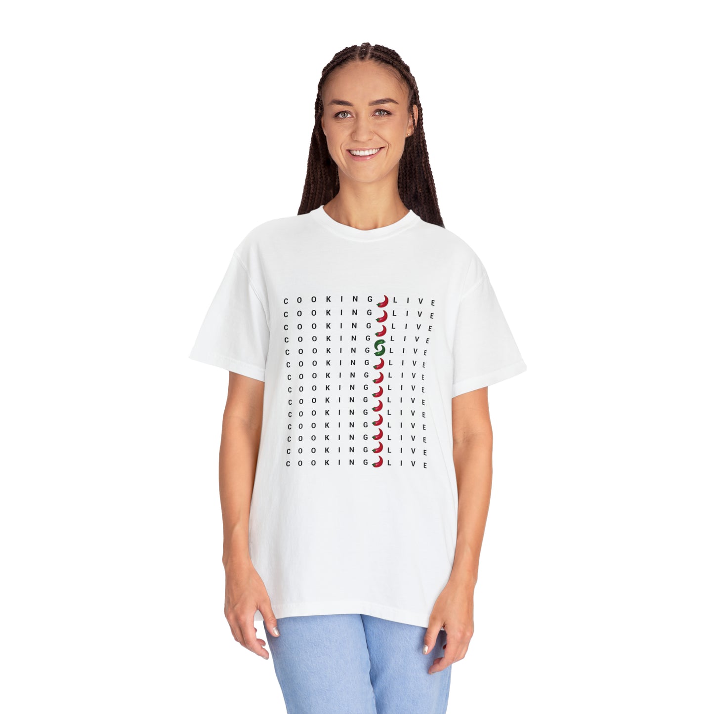 Cooking Live Unisex Garment-Dyed T-shirt