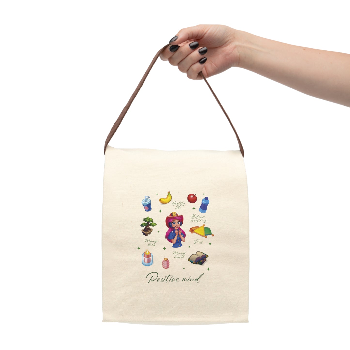 Rescue Dash Canvas Lunch Bag With Strap
