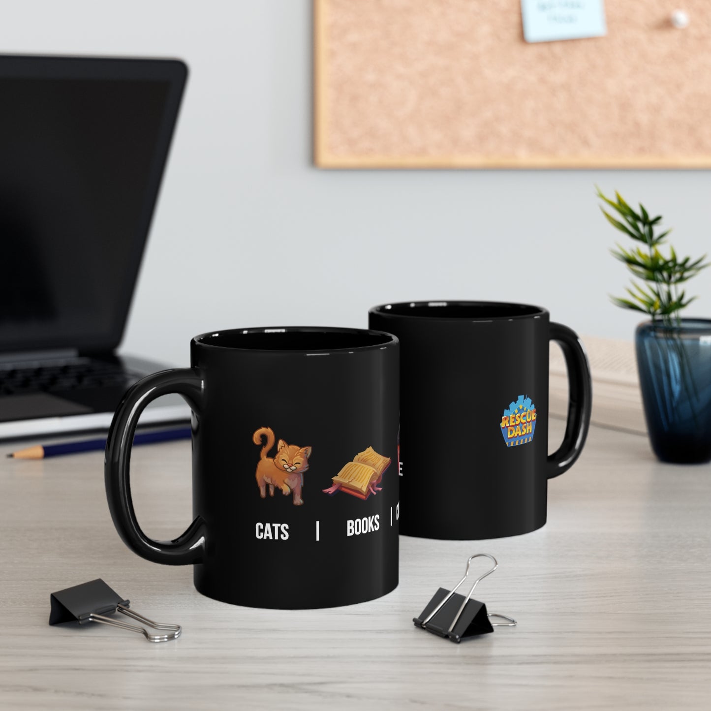 Rescue Dash 11oz Black Mug