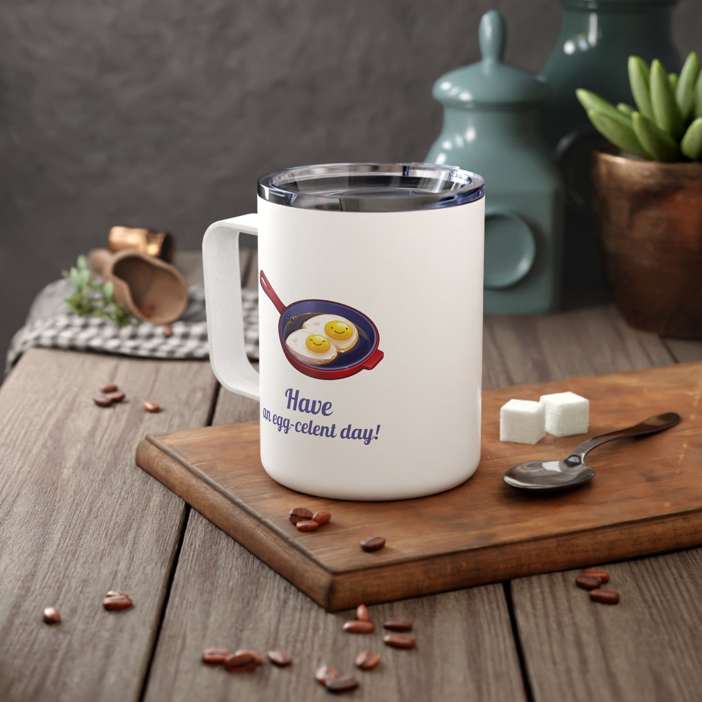 Insulated Coffee Mug, 10oz