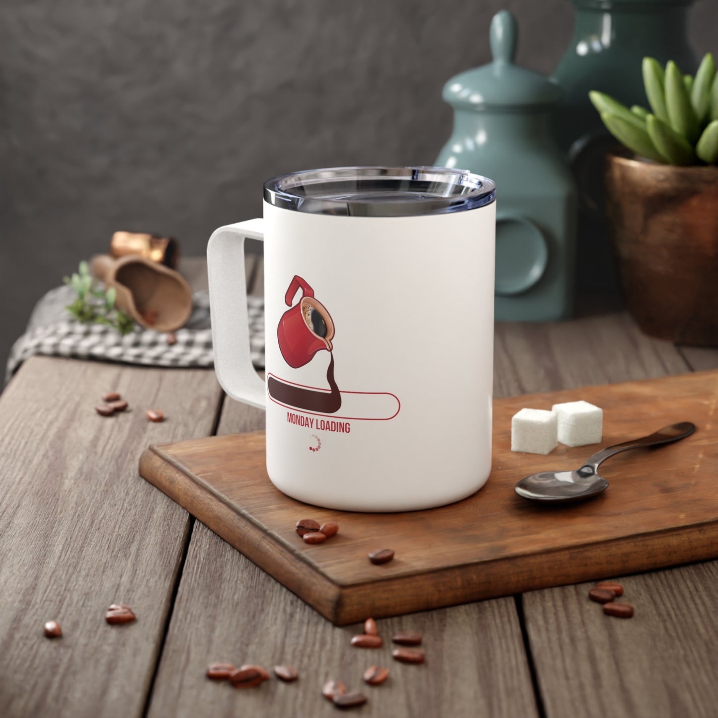 Insulated Coffee Mug, 10oz