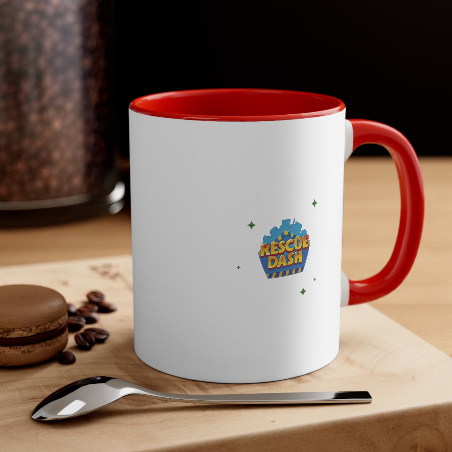 Rescue Dash Accent Coffee Mug, 11oz