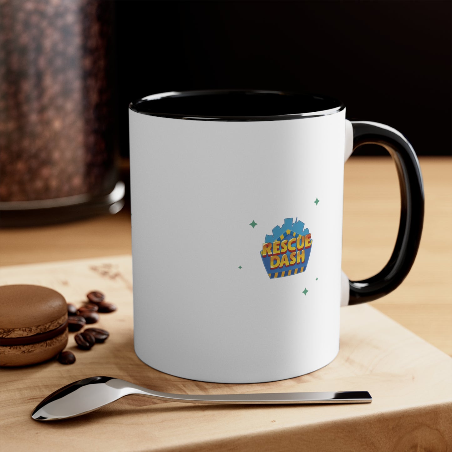 Rescue Dash Accent Coffee Mug, 11oz
