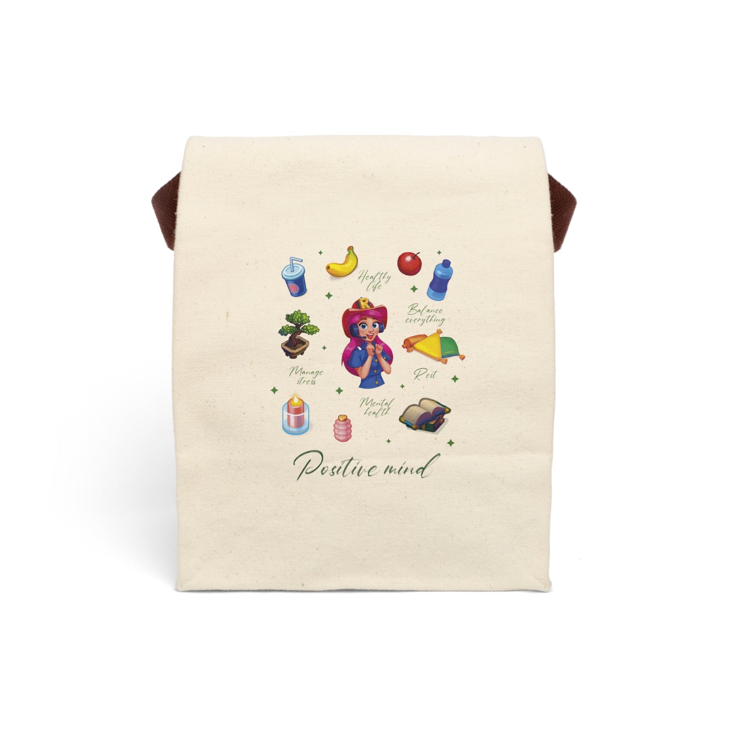 Rescue Dash Canvas Lunch Bag With Strap