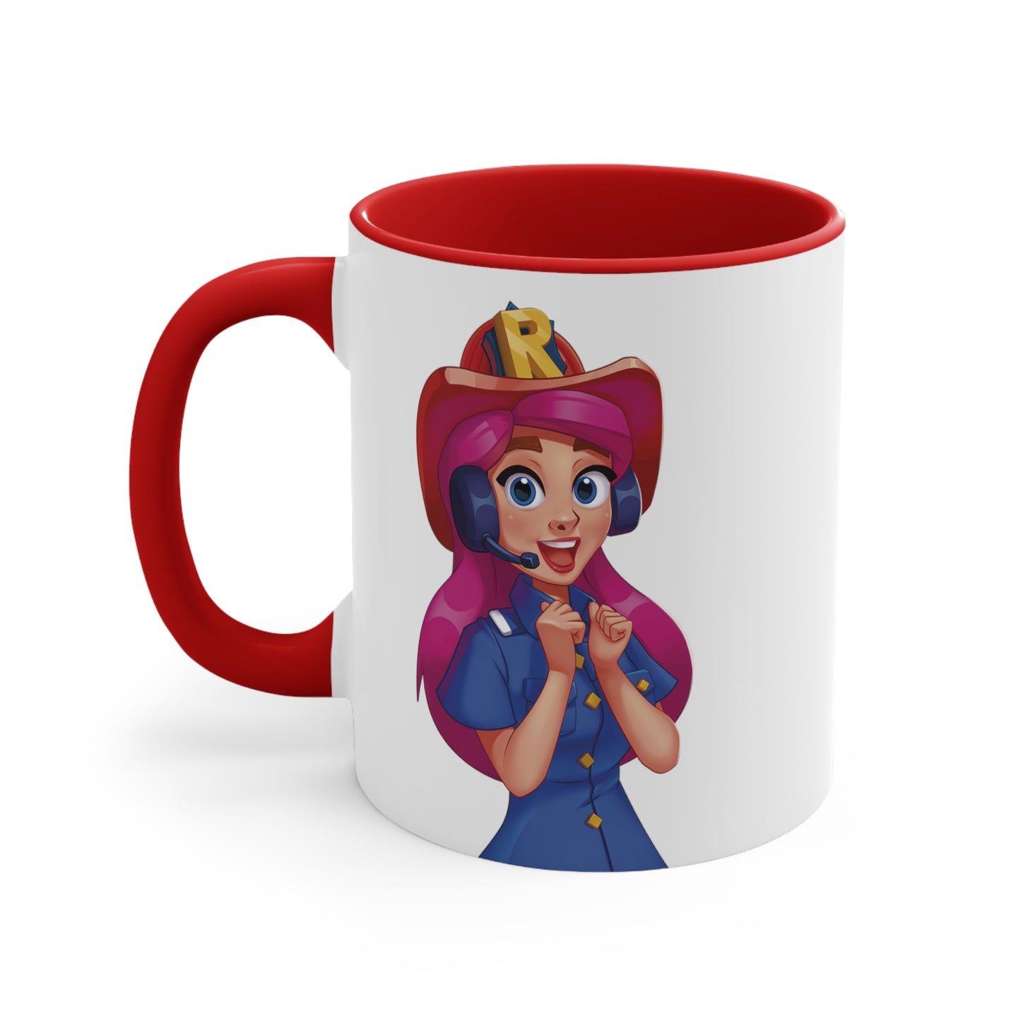 Rescue Dash Accent Coffee Mug, 11oz