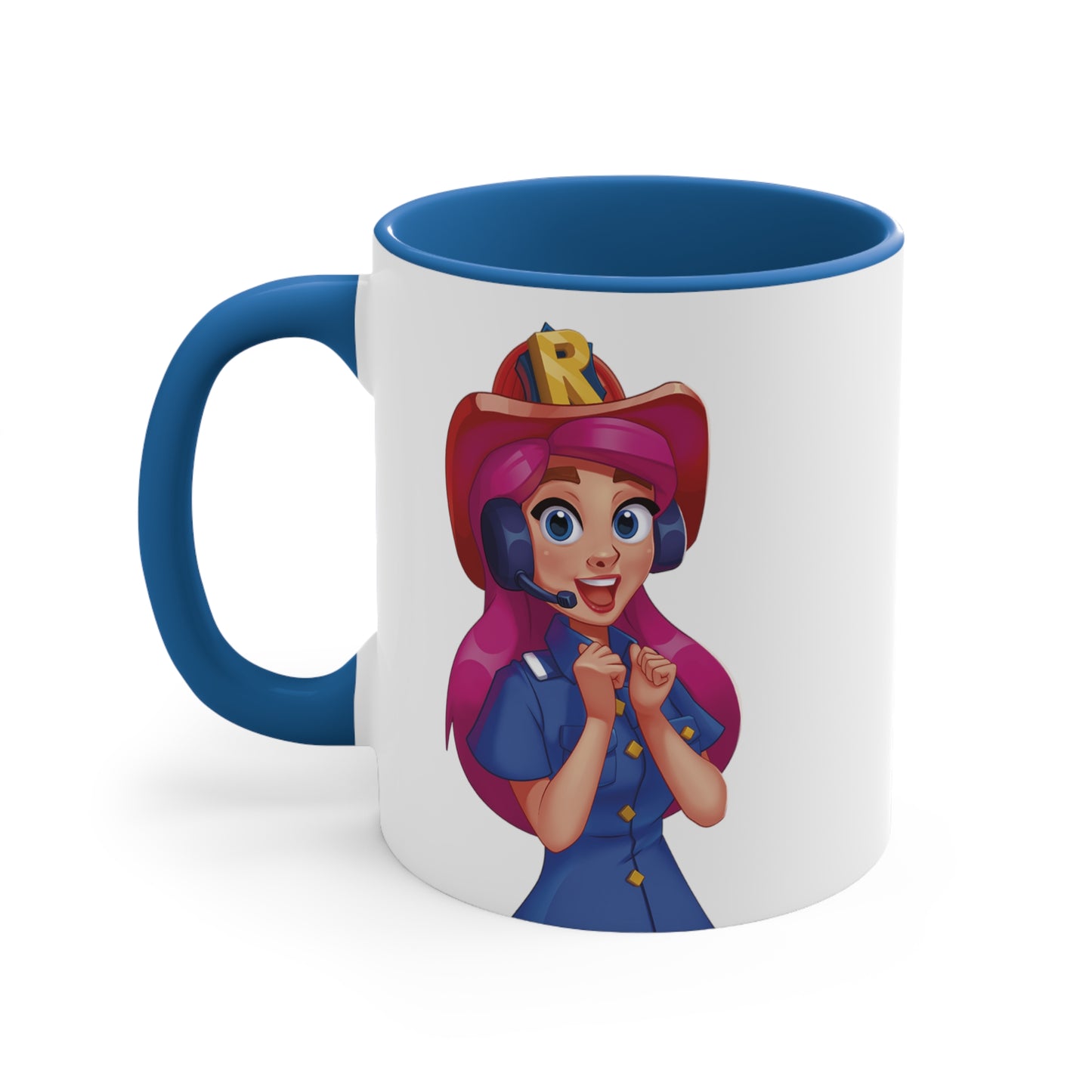 Rescue Dash Accent Coffee Mug, 11oz