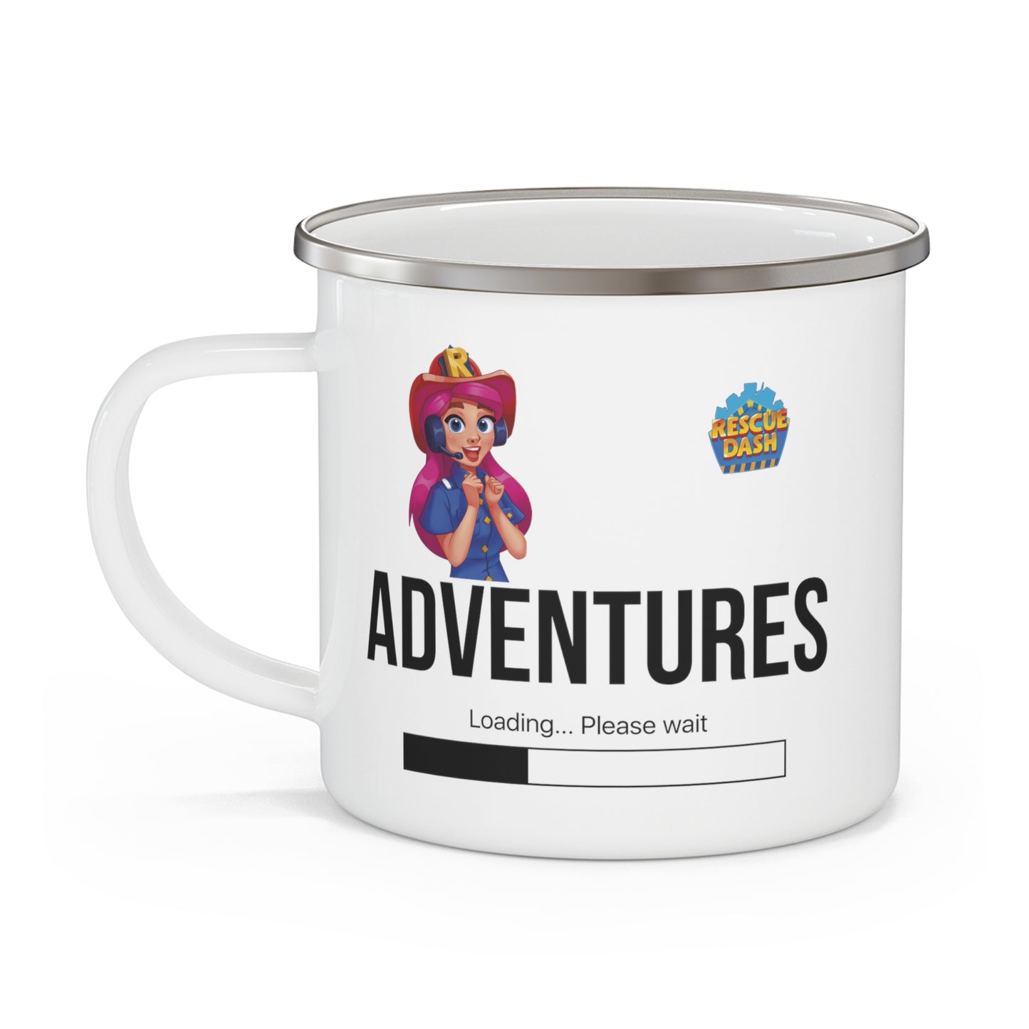 Rescue Dash Enamel Camping Mug