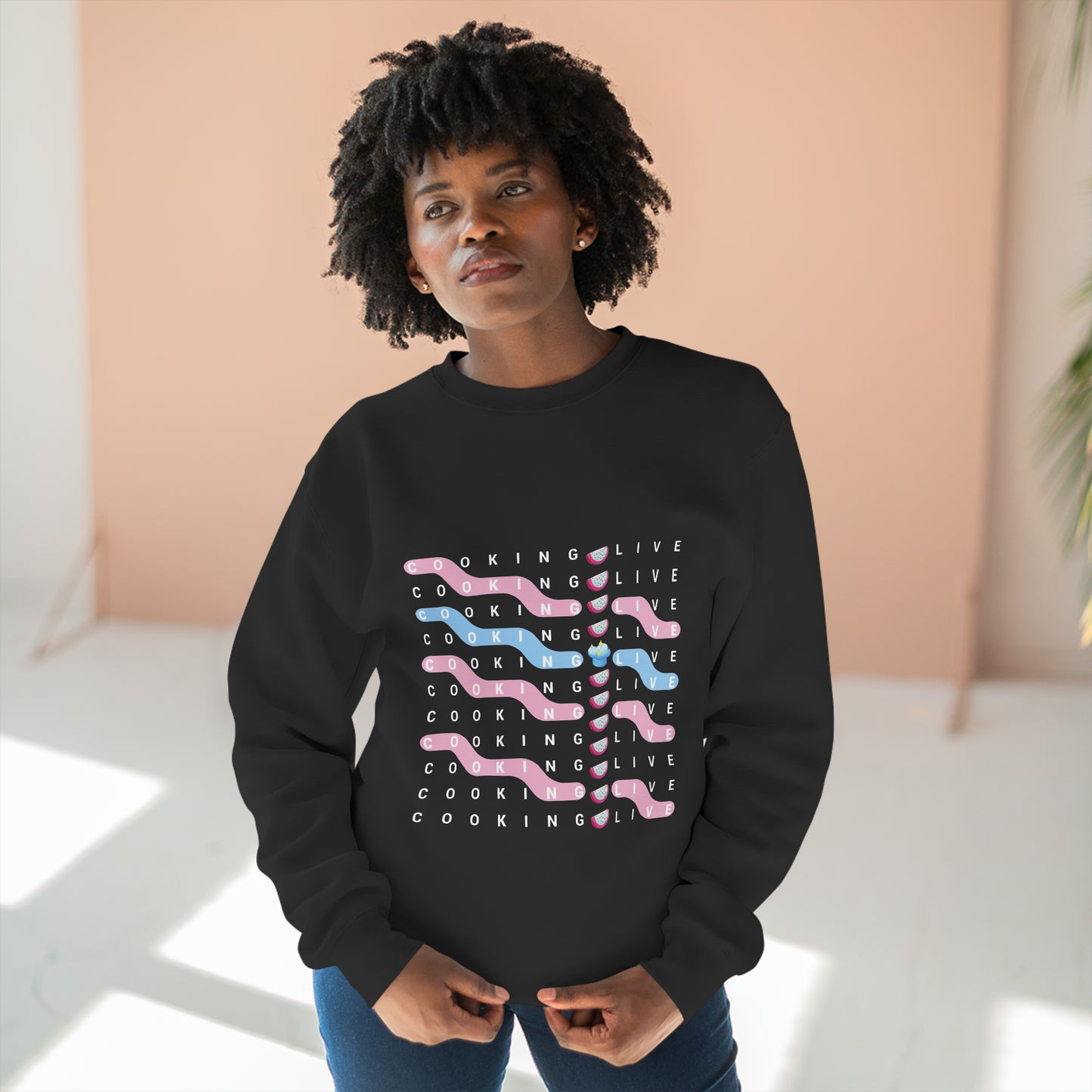 Cooking Live Unisex Premium Crewneck Sweatshirt