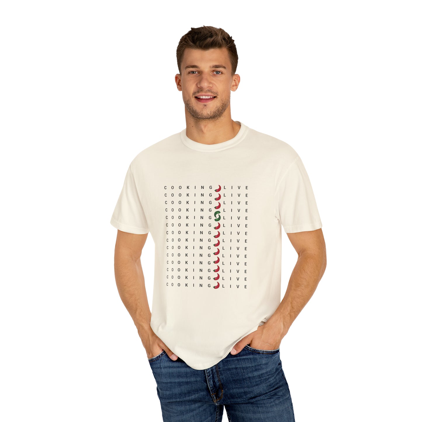 Cooking Live Unisex Garment-Dyed T-shirt