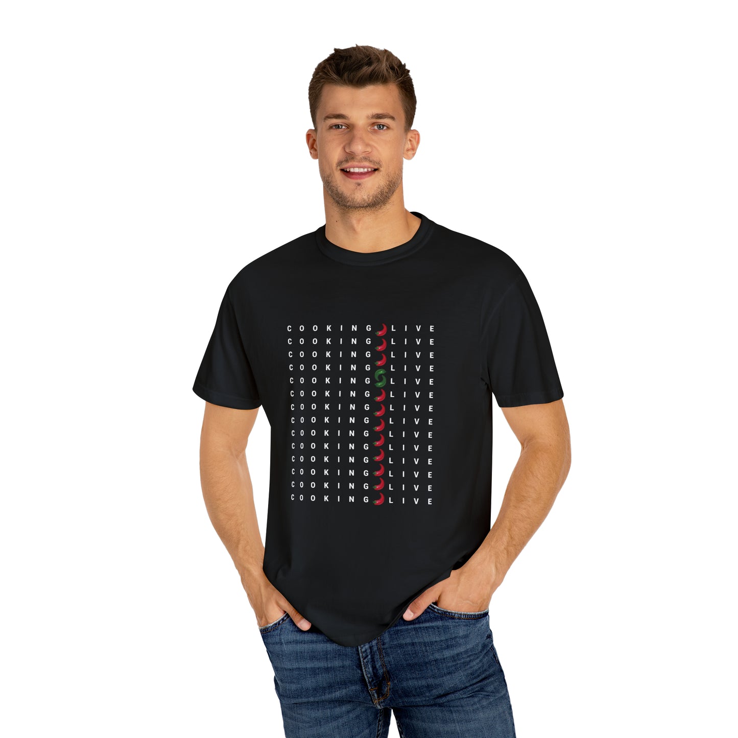 Cooking Live Unisex Garment-Dyed T-shirt