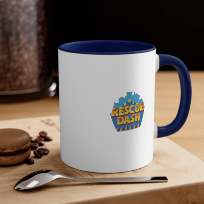 Rescue Dash Accent Coffee Mug, 11oz