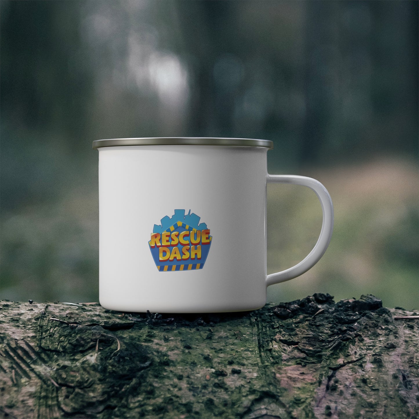Rescue Dash Enamel Camping Mug