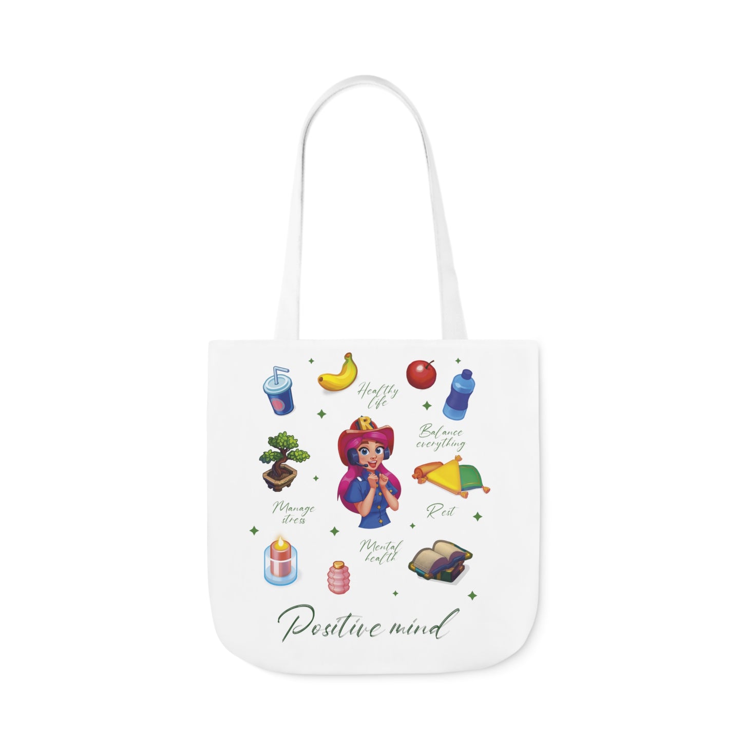 Rescue Dash Polyester Canvas Tote Bag (AOP)