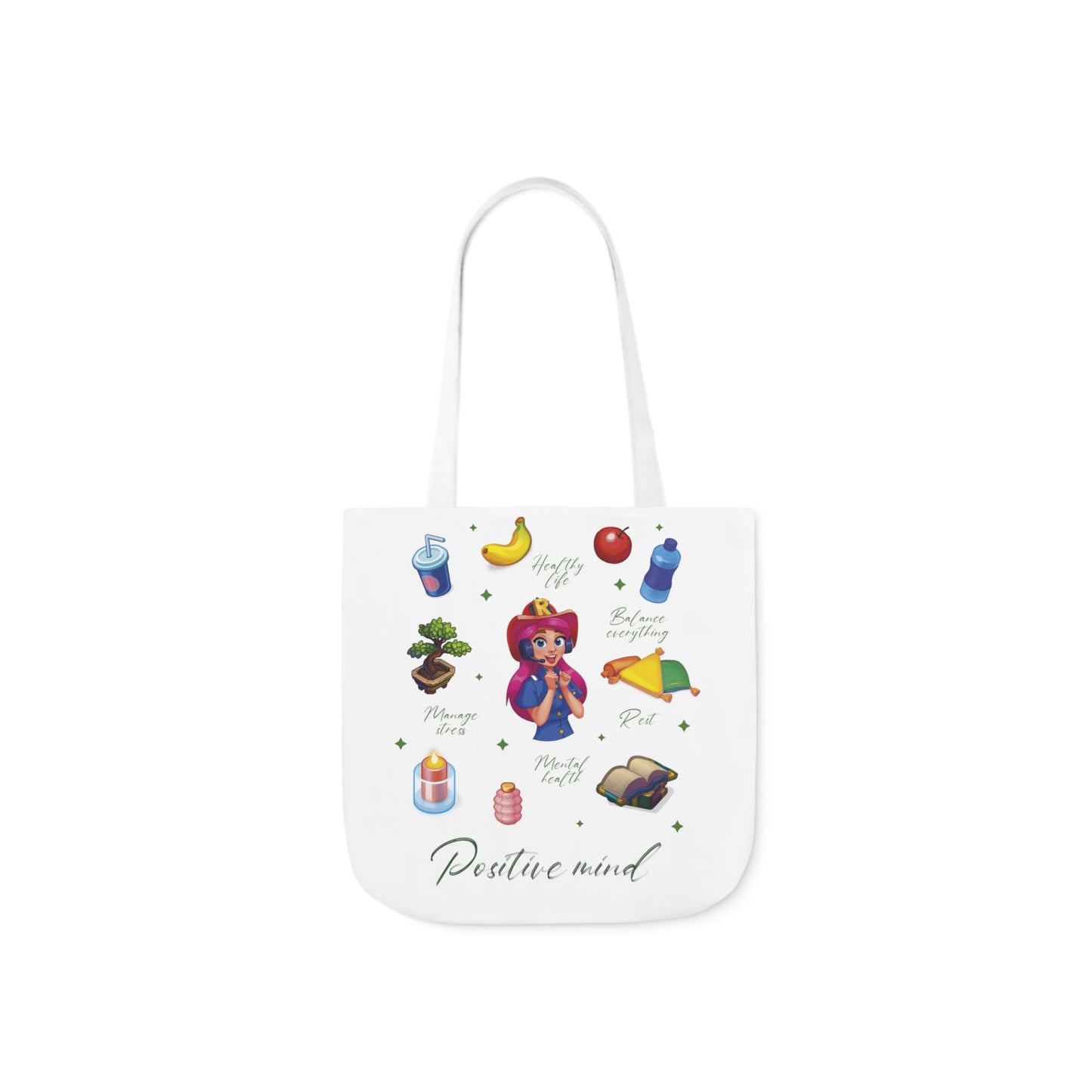 Rescue Dash Polyester Canvas Tote Bag (AOP)